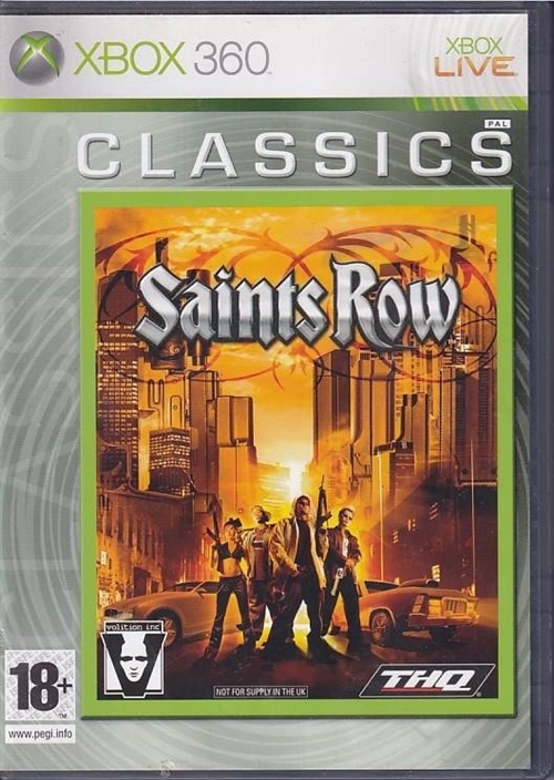 Saints Row  - XBOX 360 - Classics (B Grade) (Genbrug)